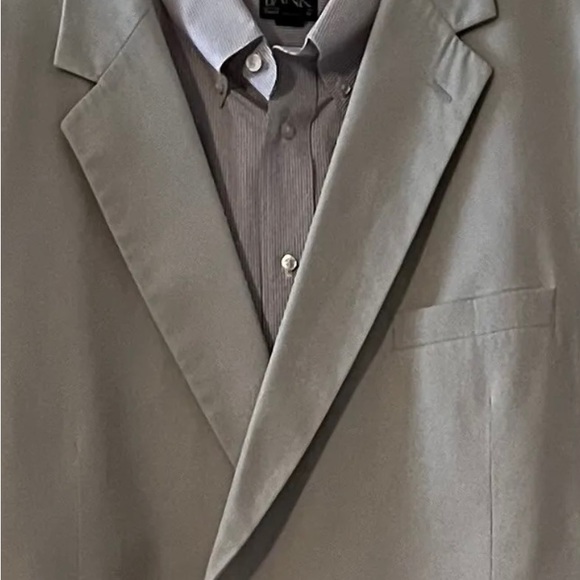 JOSEPH A. BANK MEN’S GRAY POPLIN SPORT JACKET/SIZE 50 LONG/PRE-OWNED/IMMACULATE!